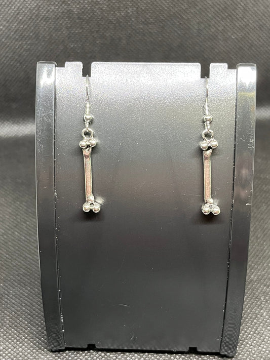 Bone earrings H76