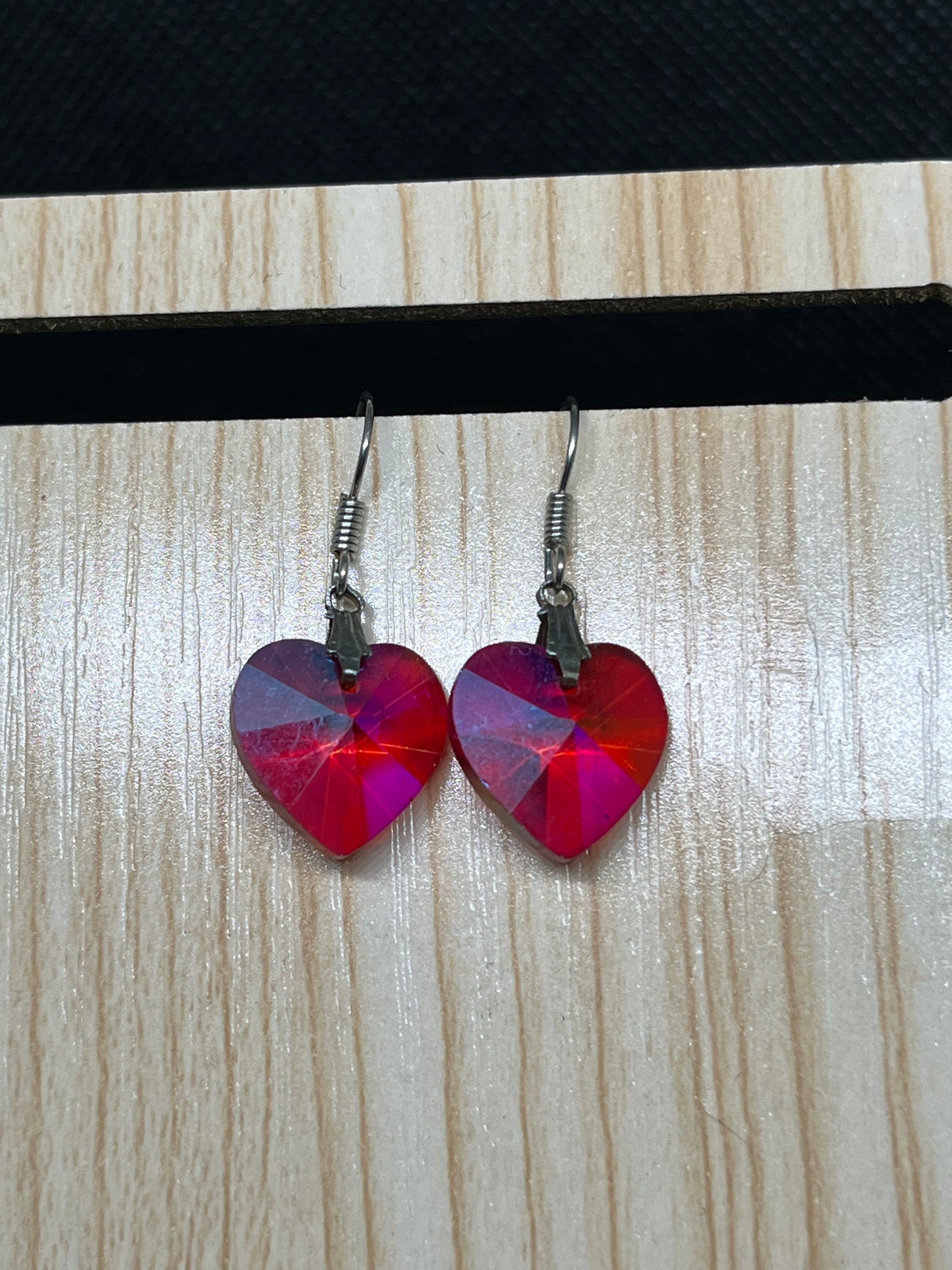 Heart earrings E551