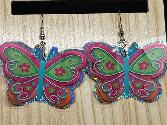 Butterfly earrings E277