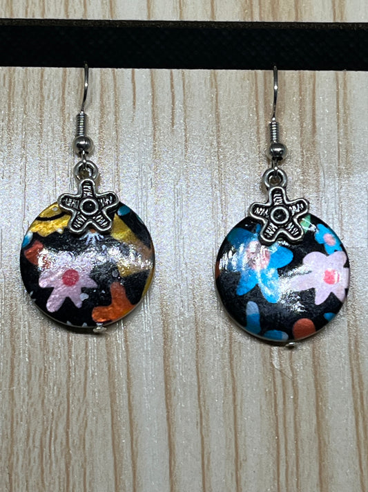 Flower earrings E167