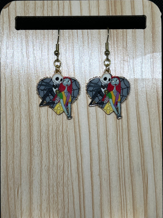 Jack and Sally earrings H178