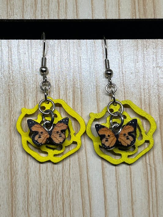 Flower earrings E211