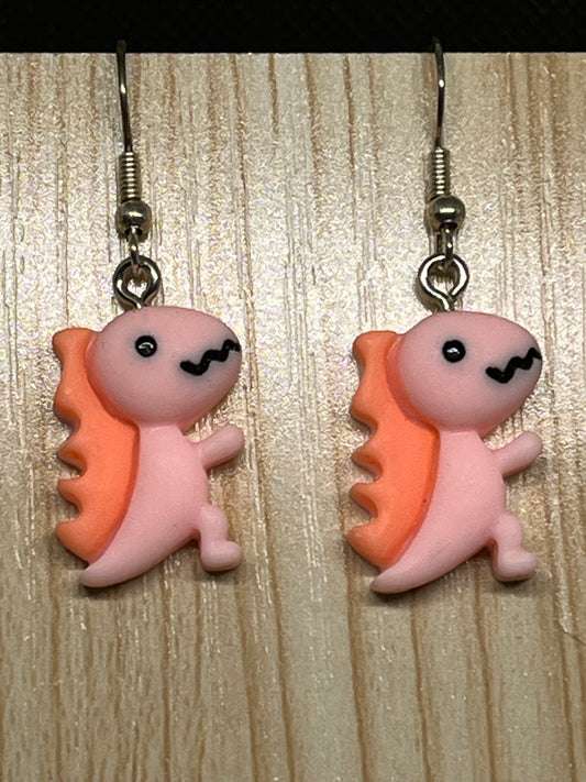 Dinosaur earrings E342