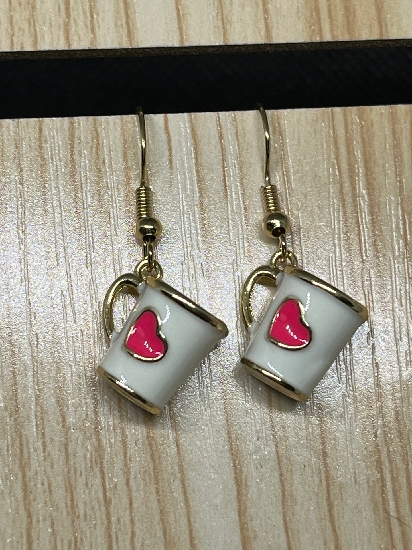 Coffee mug earrings E60