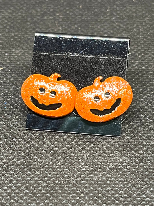 Jack o’lantern earrings H213