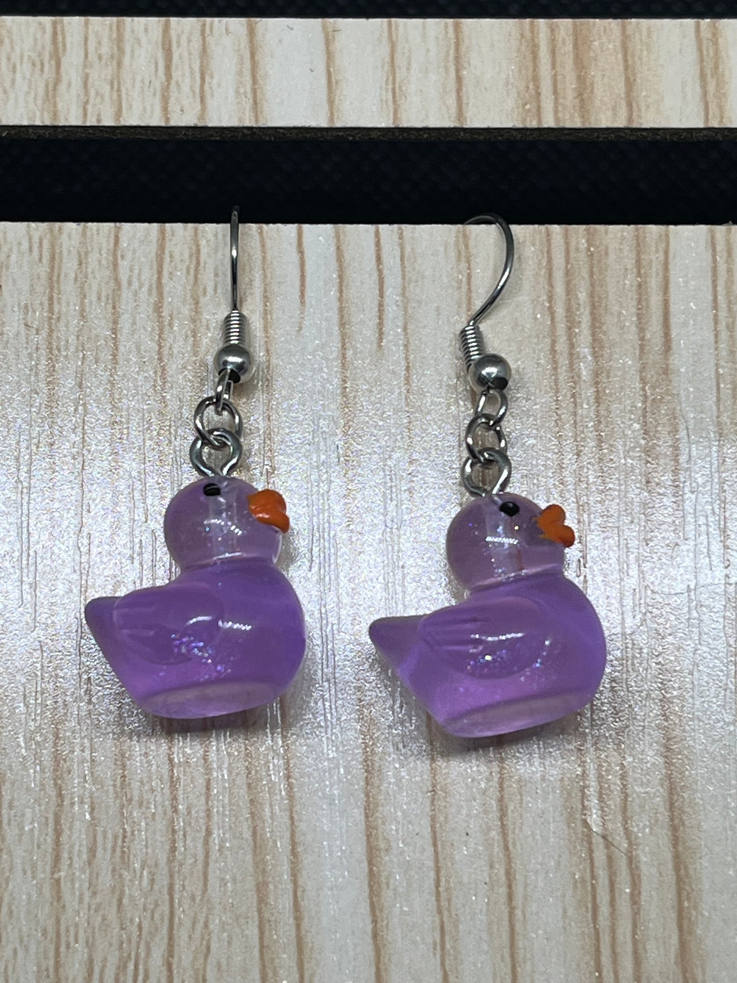Duck earrings E316