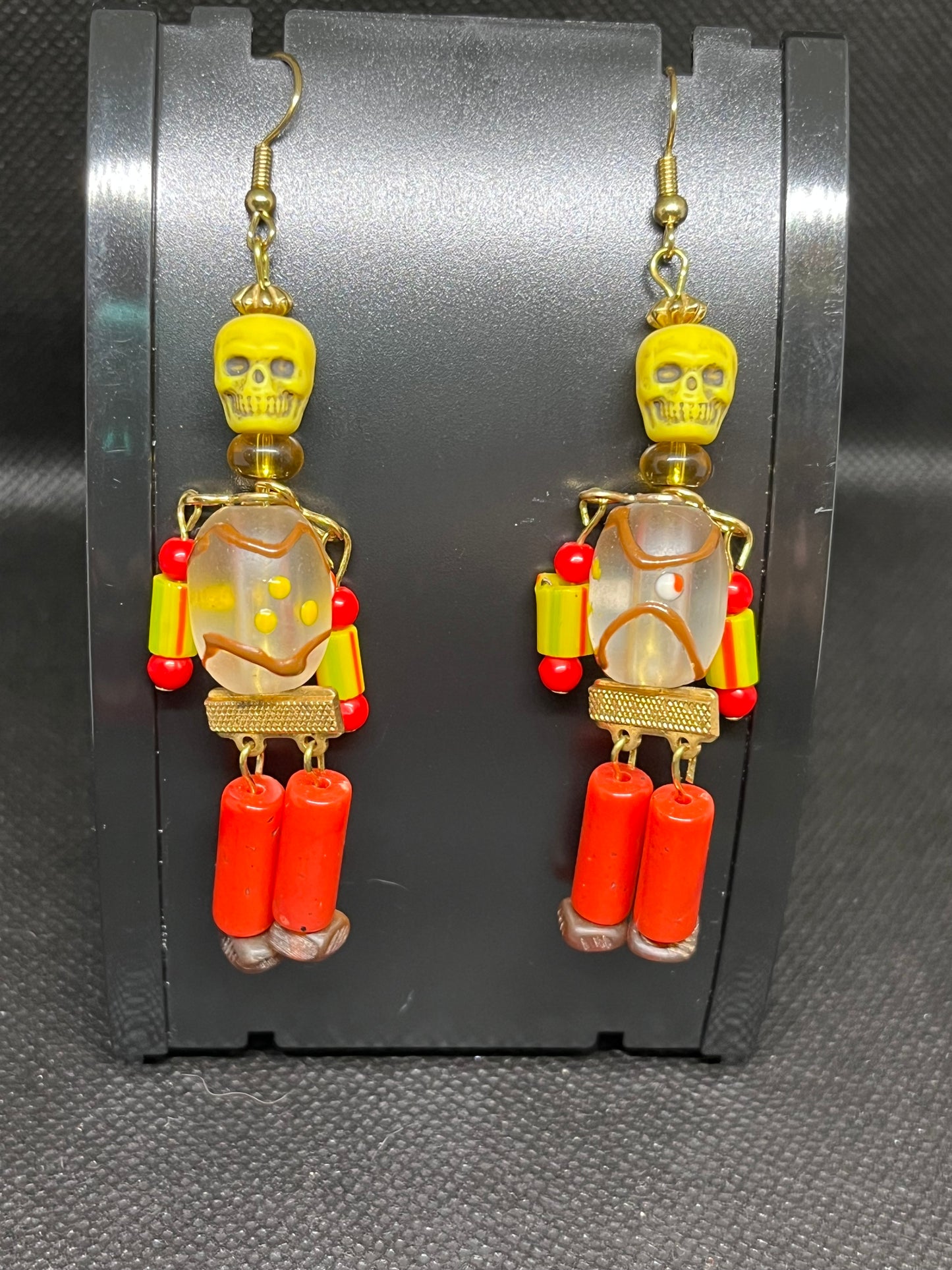 Skeleton earrings H148