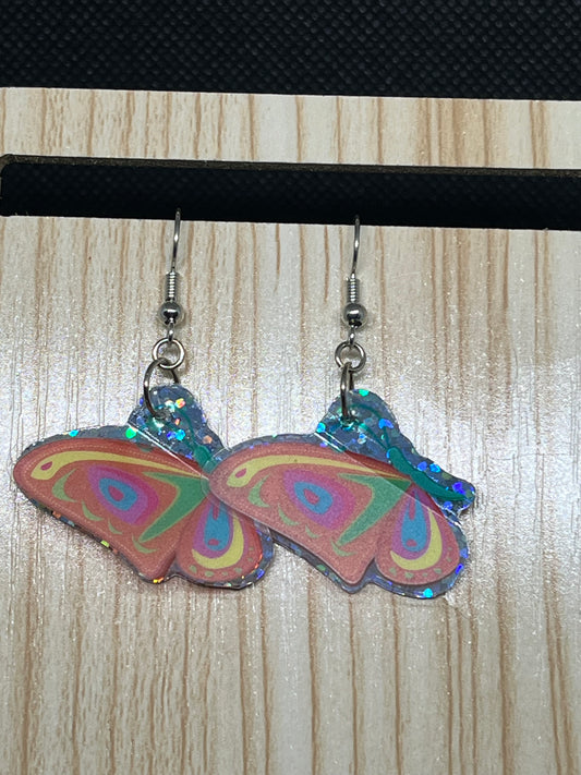 Butterfly earrings E269