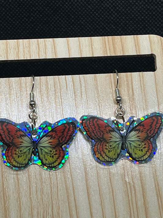Butterfly earrings E264