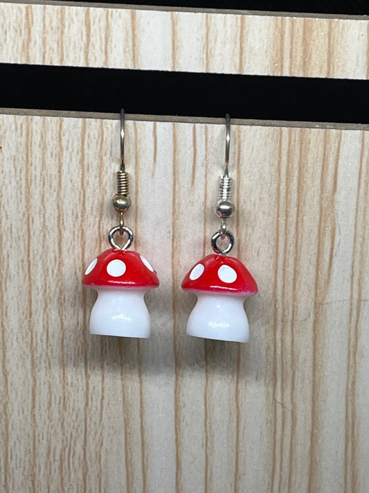Mushroom earrings E112