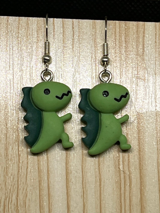 Dinosaur earrings E344