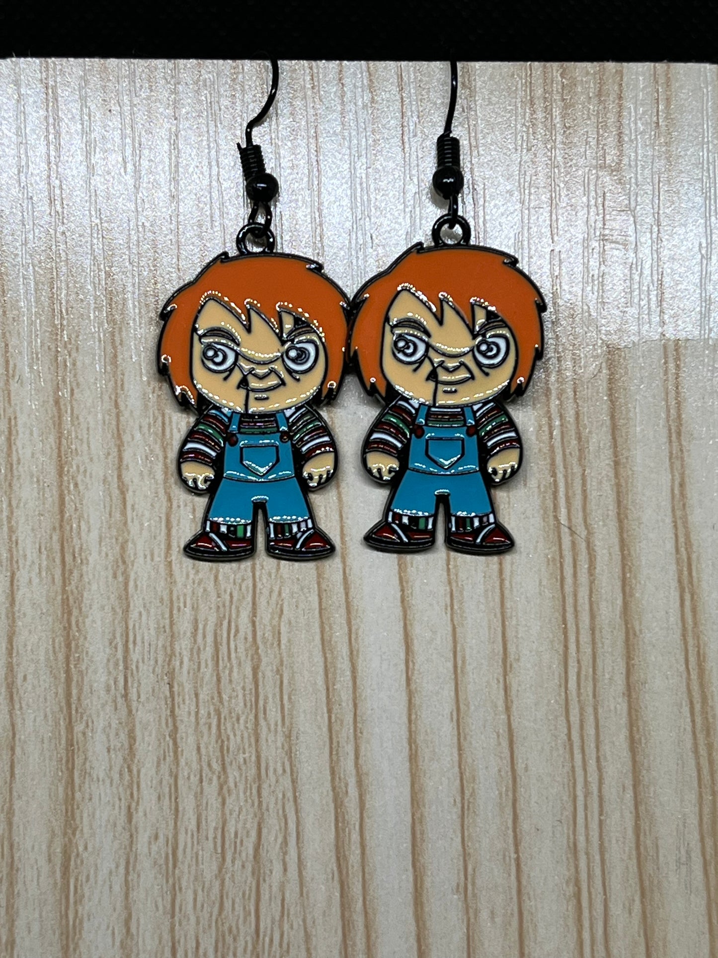 Creepy doll earrings H93