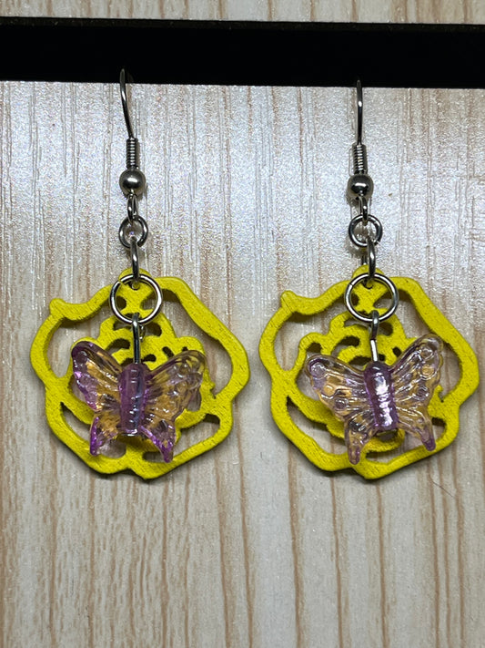 Flower earrings E210