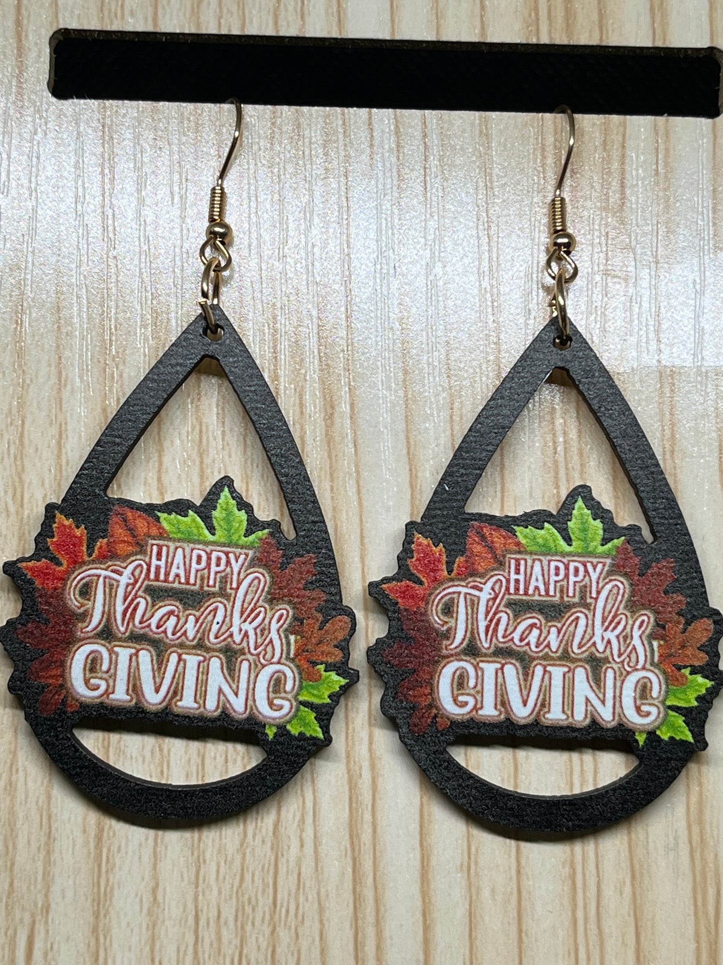 Happy Thanksgiving earrings TK10