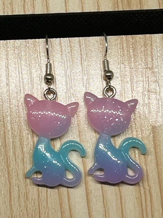 Cat earrings E360