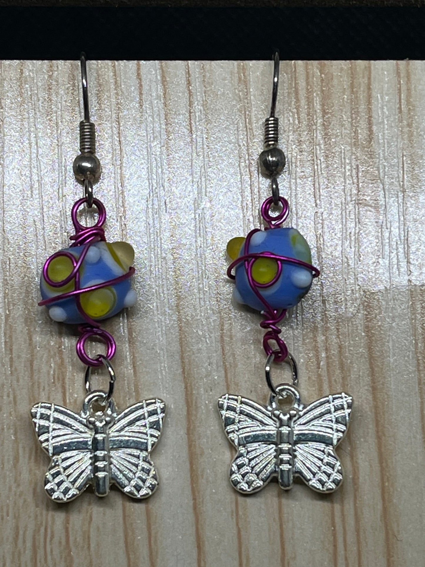 Butterfly earrings E260
