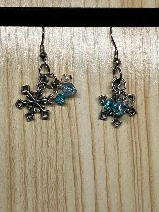 Snowflake earrings C55