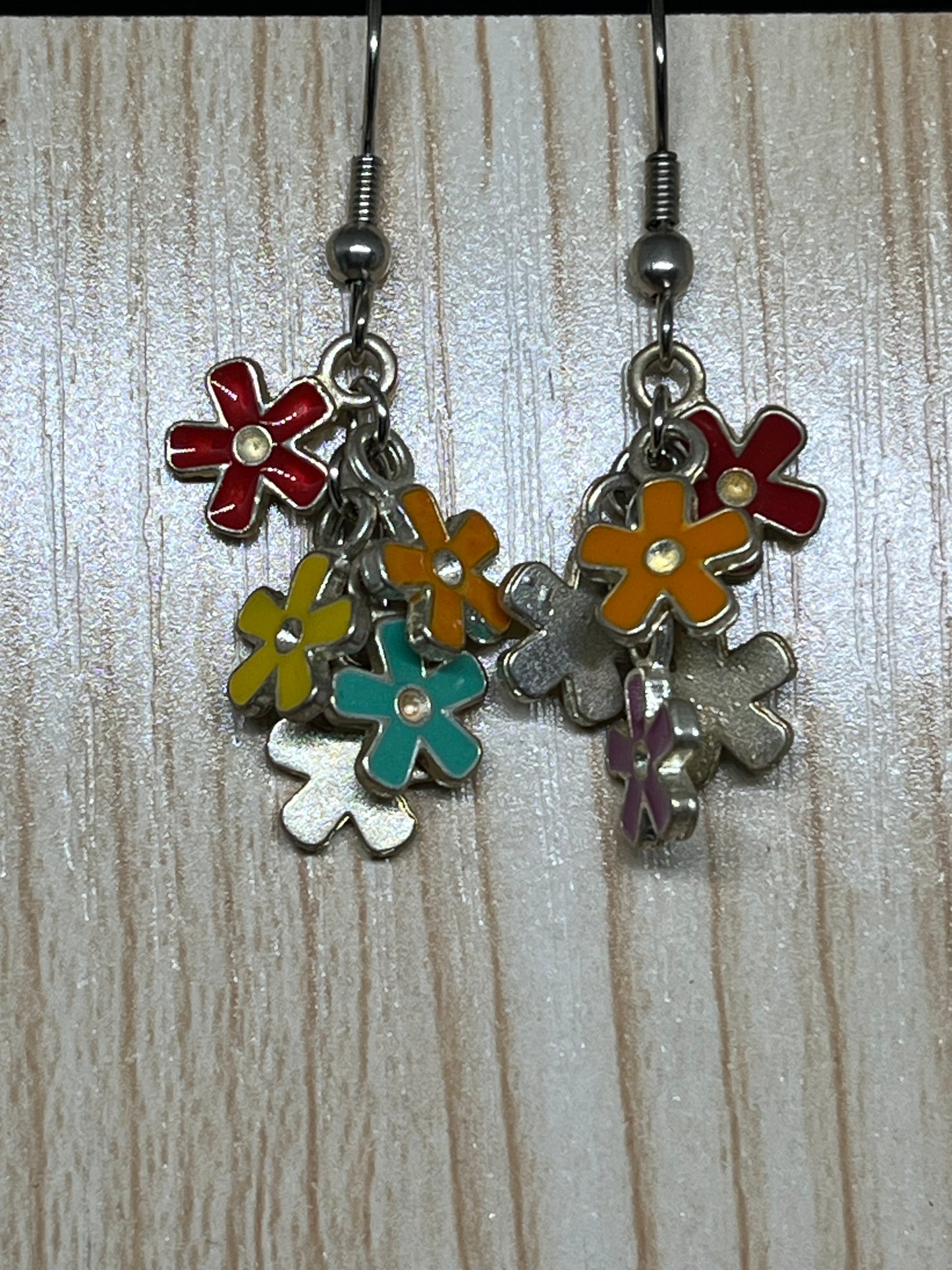 Flower earrings E163