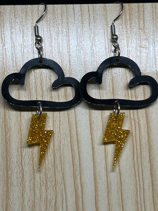 Lightning earrings