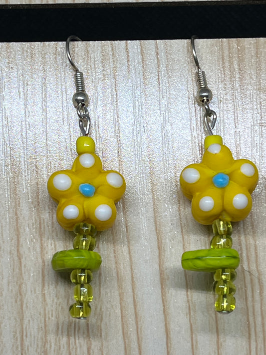 Flower earrings E190