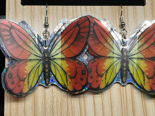 Butterfly earrings E280