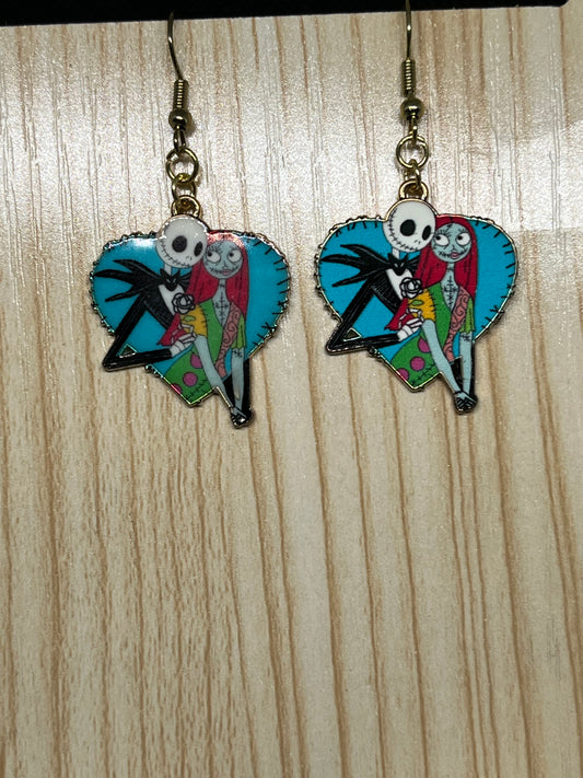 Jack and Sally earrings H176