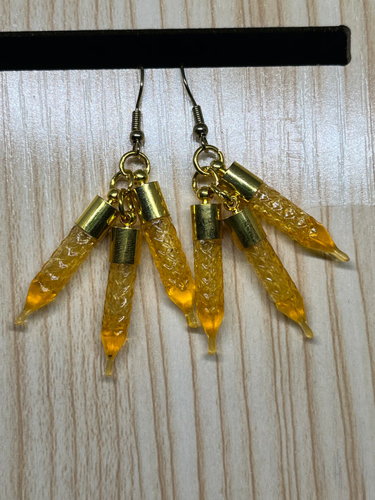 Christmas light earrings C140