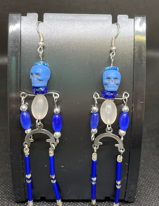 Skeleton earrings H138