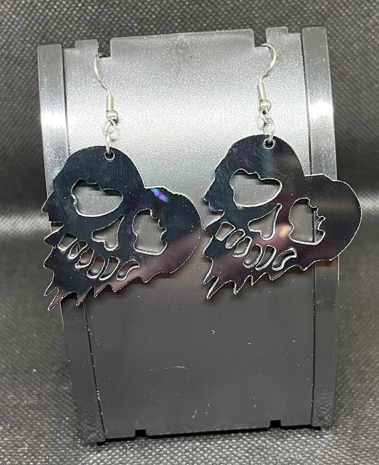 Dripping heart earrings H120