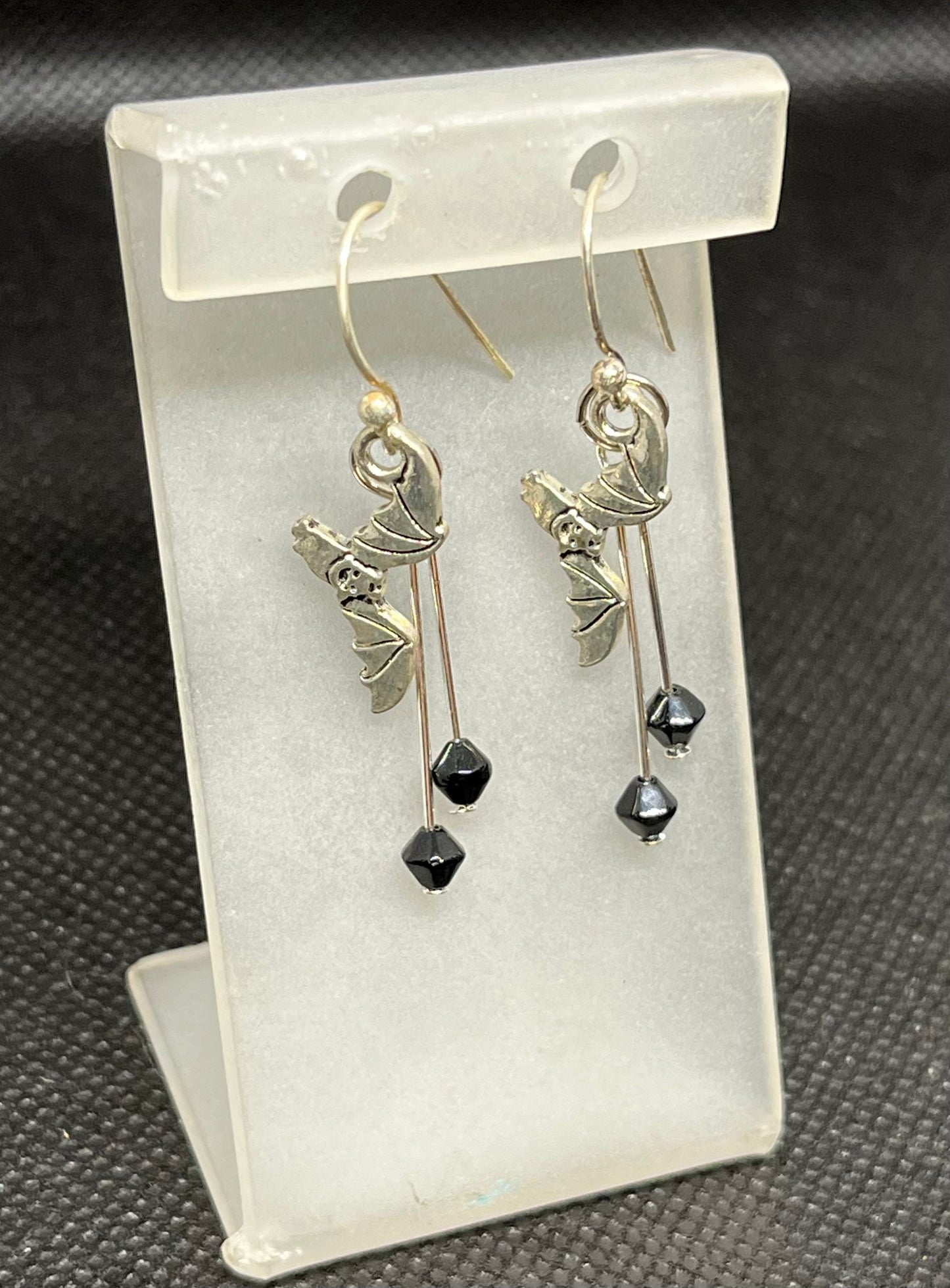 Bat earrings H40