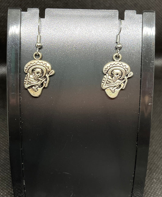 Skeleton earrings H72
