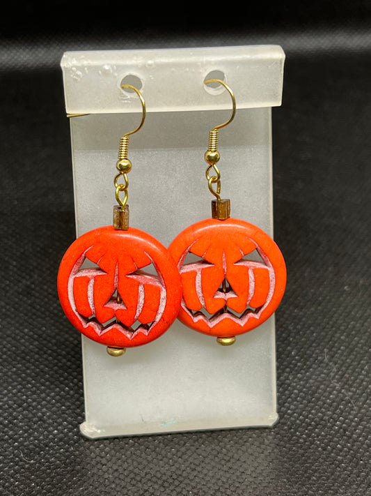 Pumpkin earrings H22