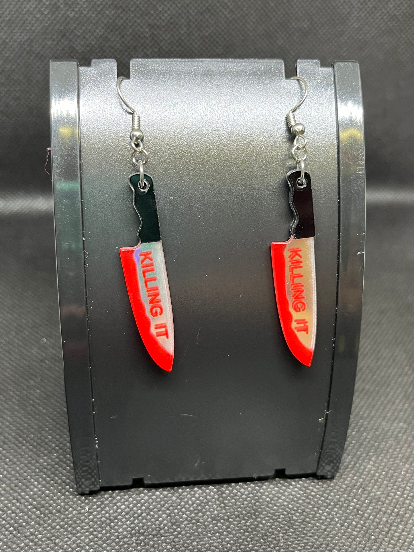 Knife earrings H118