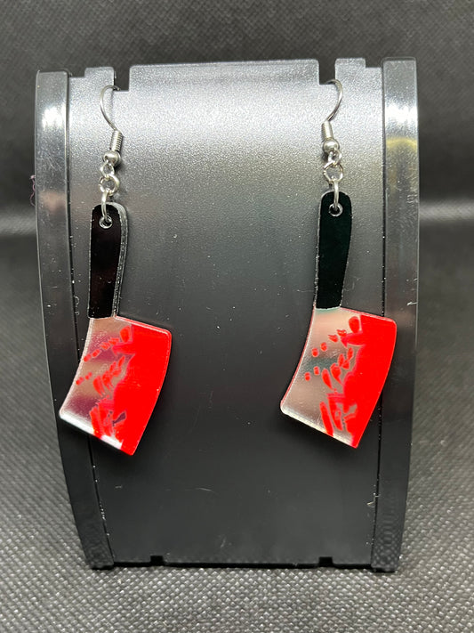 Knife earrings H117