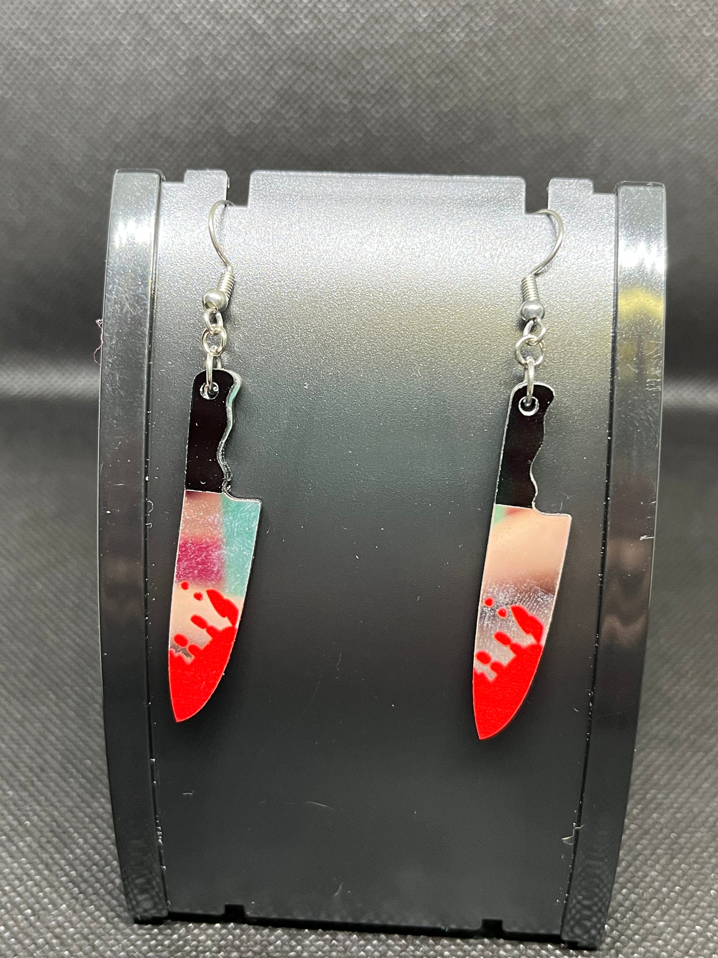 Knife earrings H116