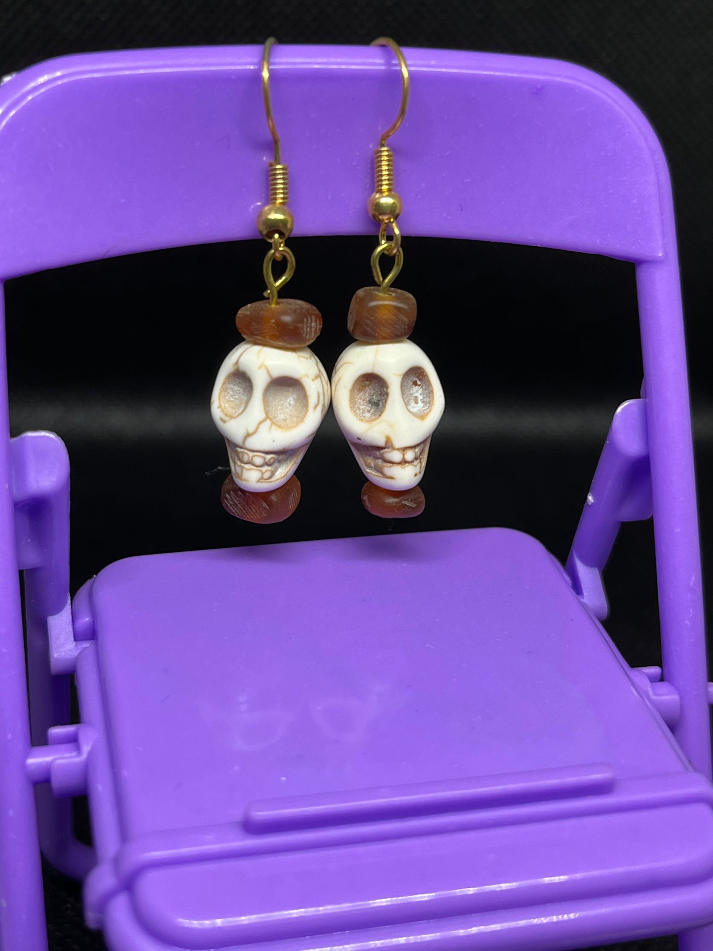 Skull earrings H64