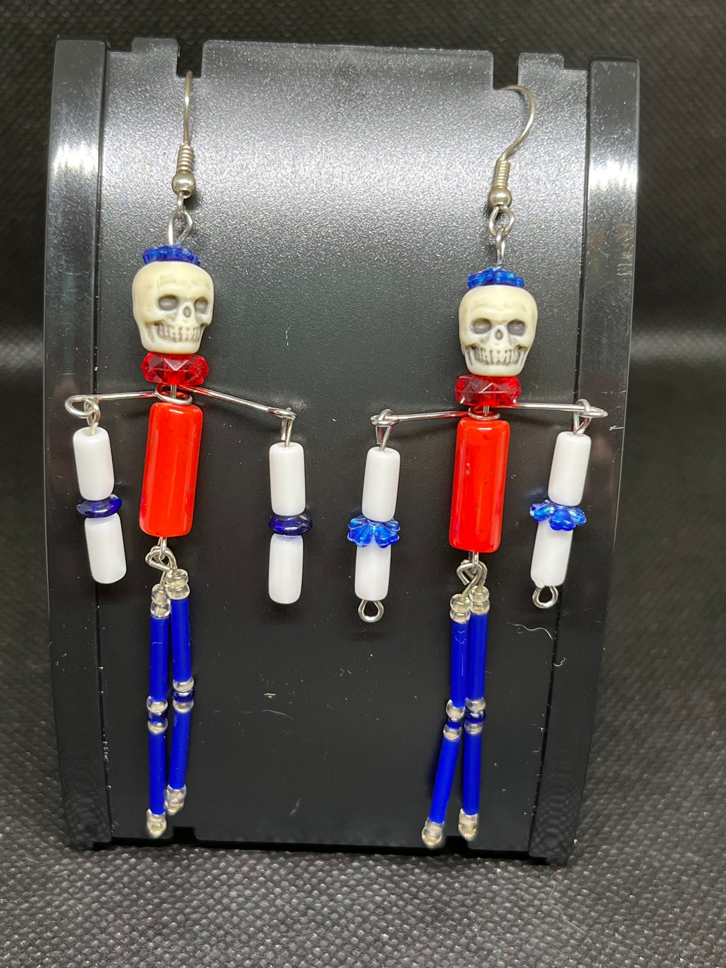 Skeleton earrings H141