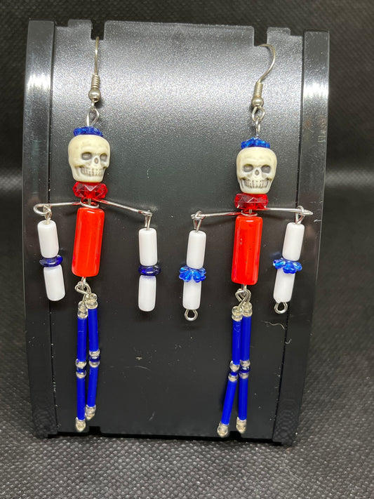 Skeleton earrings H141