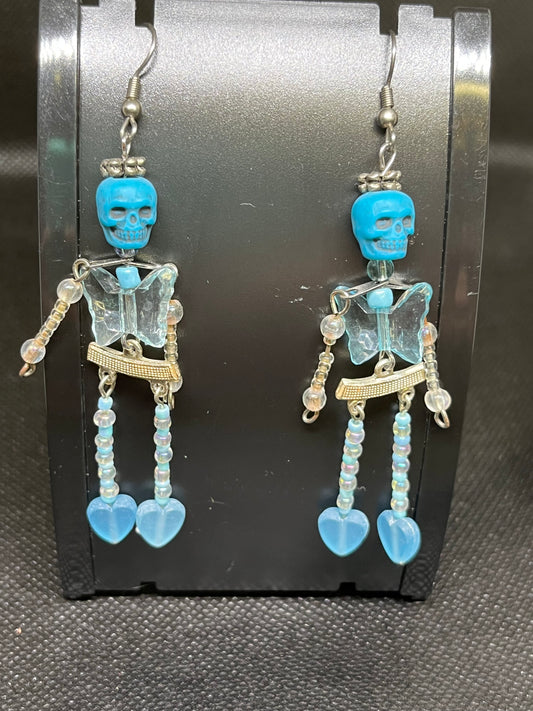 Skeleton earrings H144