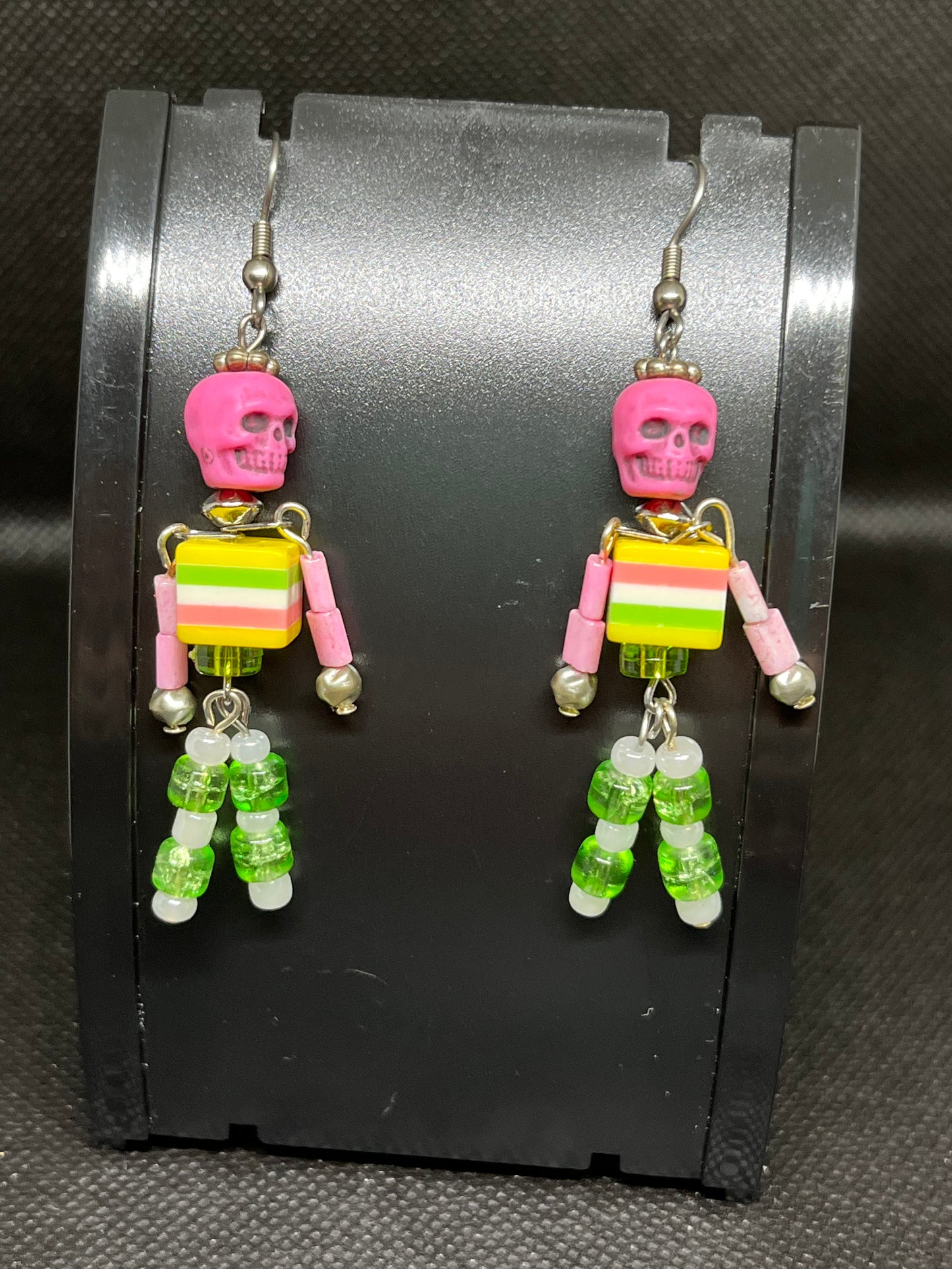 Skeleton earrings H147