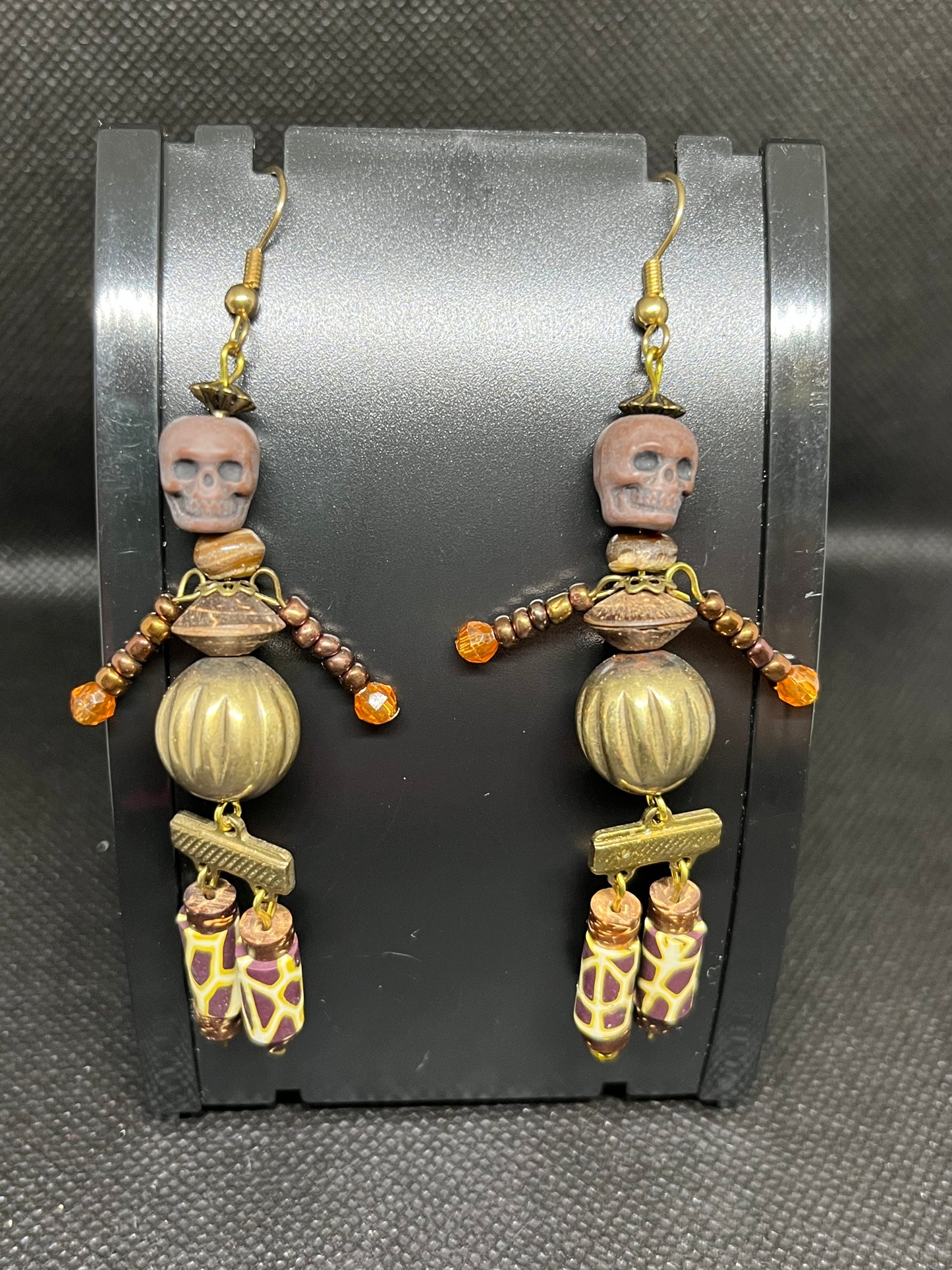 Skeleton earrings H132