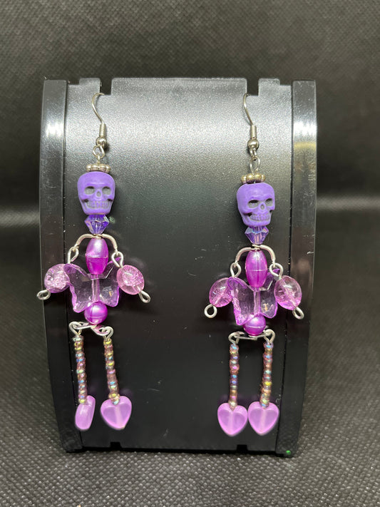 Skeleton earrings H131