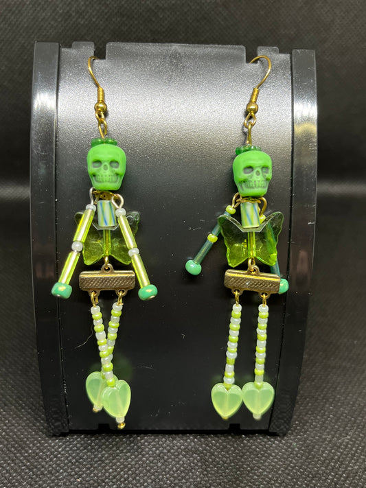 Skeleton earrings H126