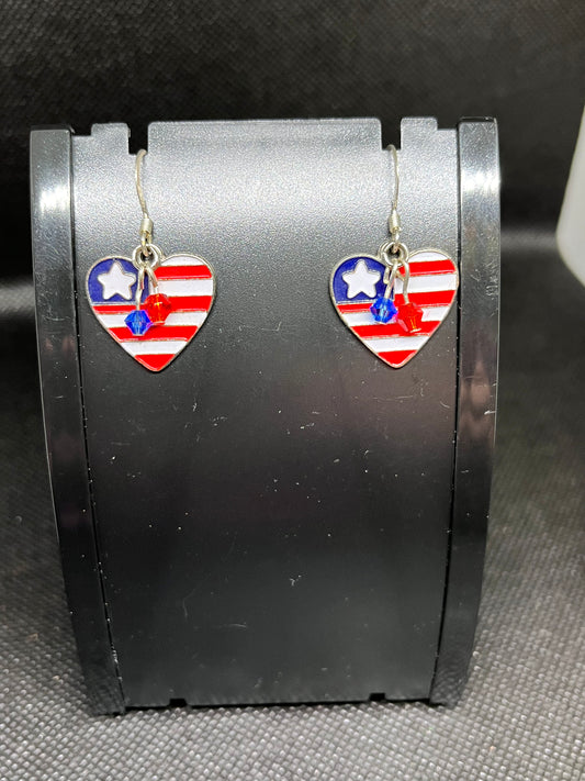 American heart earrings J3
