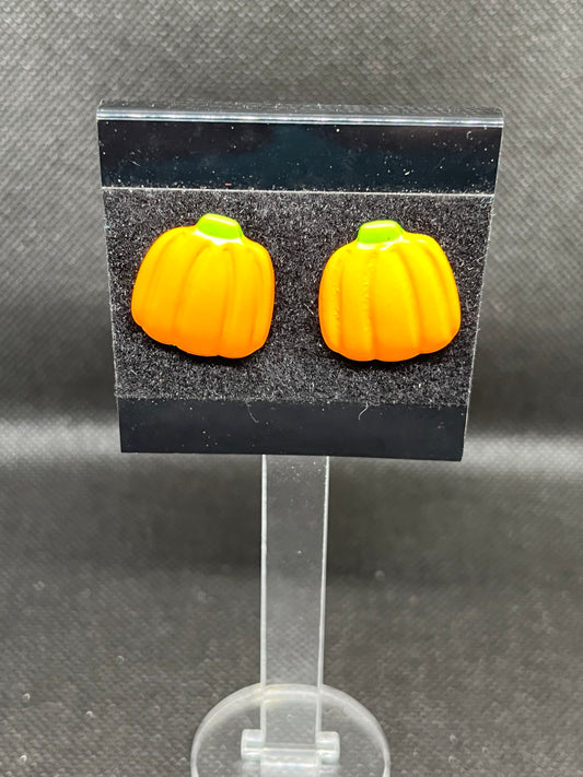 Pumpkin earrings H239