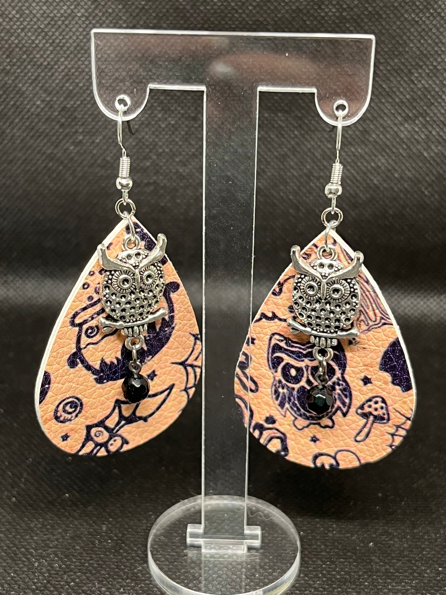 Owl earrings H156