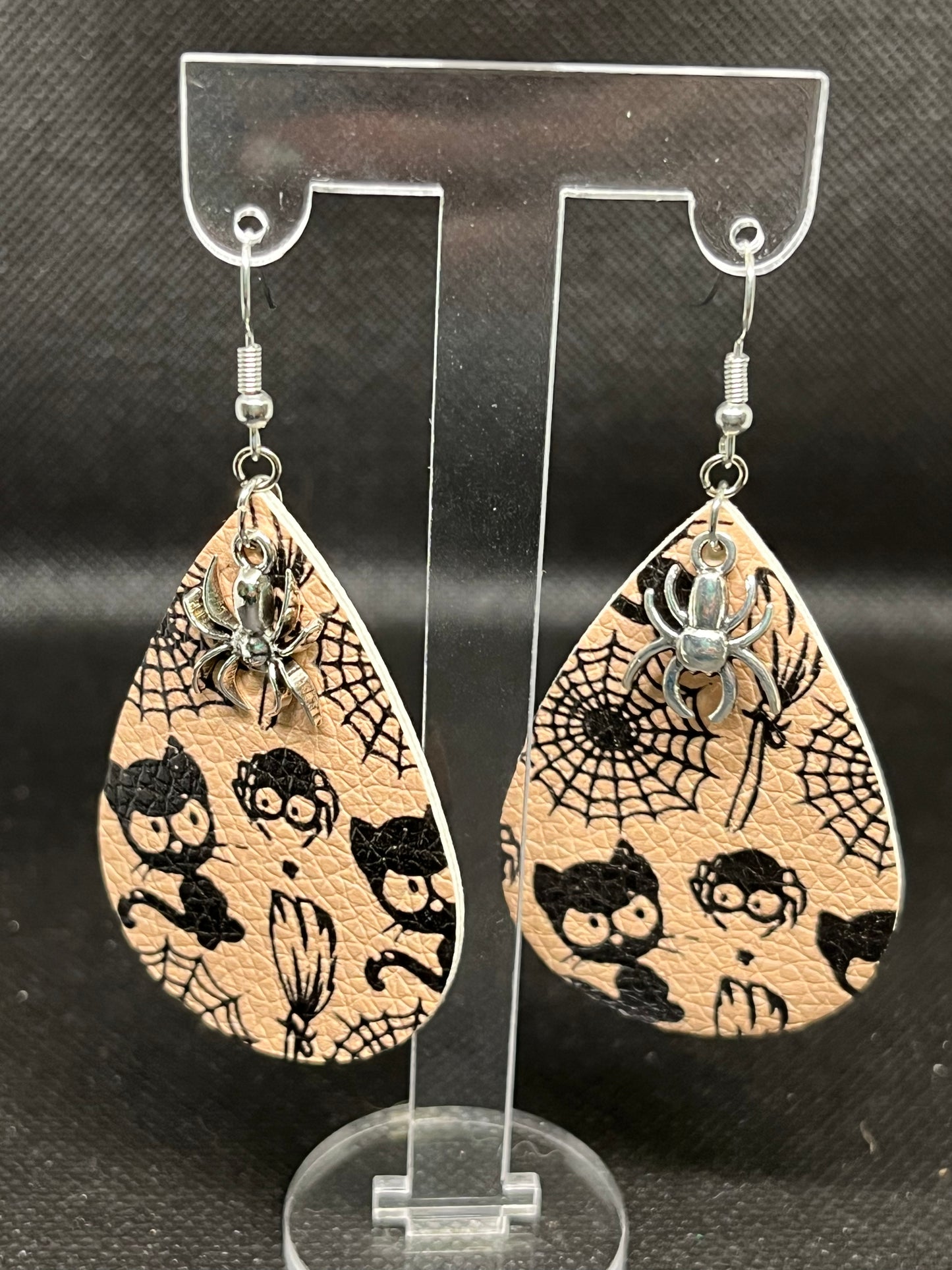 Spider earrings H157
