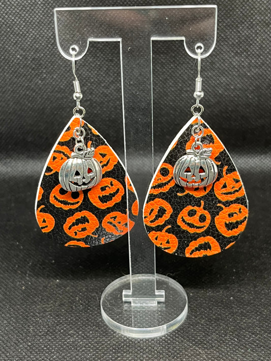 Pumpkin earrings H160