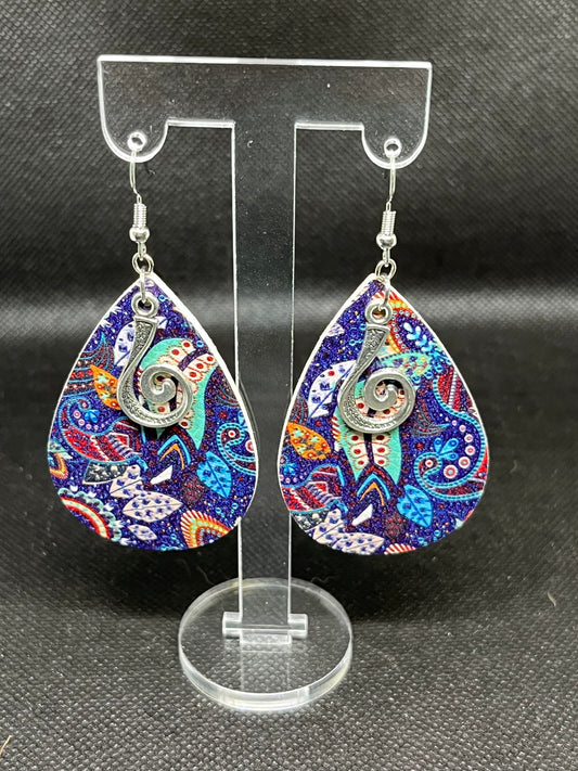 Swirl earrings