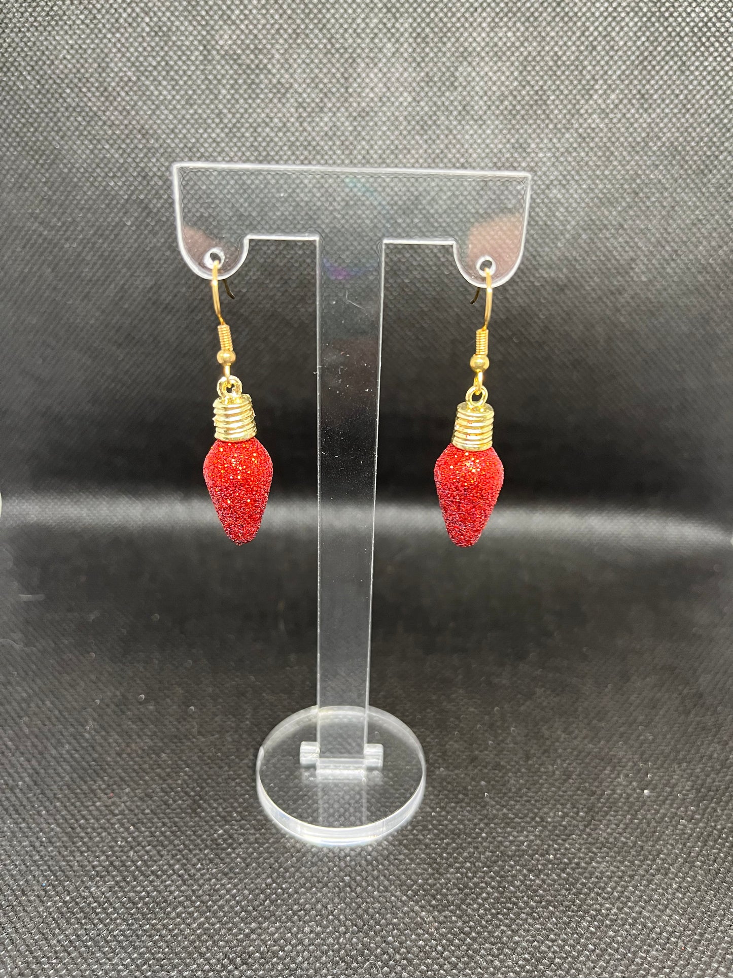 Christmas light earrings C34